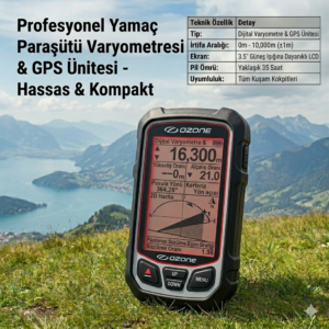 Profesyonel Yamaç Paraşütü Varyometre & GPS Ünitesi