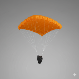 Parakite Square-X Square Reserve Parachute